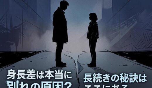 身長差カップルは別れやすい？理由と長続きの秘訣を本音で解説