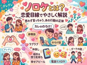 ノロケとは?意味・読み方・使い方を恋愛目線でやさしく解説