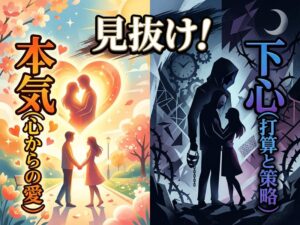 下心とは恋愛でどんな意味?本気の好意との違いと見抜き方を解説