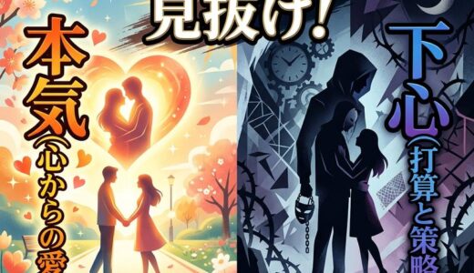 下心とは恋愛でどんな意味？本気の好意との違いと見抜き方を解説