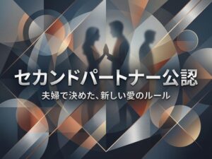 セカンドパートナー公認とは?夫婦公認の関係性とルール・リスクを徹底解説