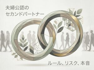 夫婦公認でセカンドパートナーを持つ選択|ルール・リスク・本音を徹底解説