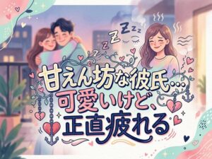 甘えん坊な彼氏の心理と上手な接し方|可愛いけど疲れる時の対処法