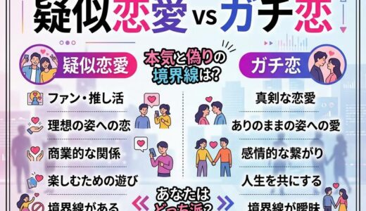 「疑似恋愛」の読み方は？意味・使い方・ガチ恋との違いまで徹底解説