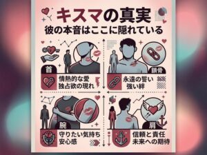 キスマの場所別の意味一覧|首・鎖骨・腕など部位でわかる彼の本音