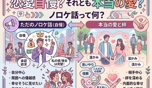 ノロケ話とは？意味・恋愛との違い・上手な伝え方を徹底解説