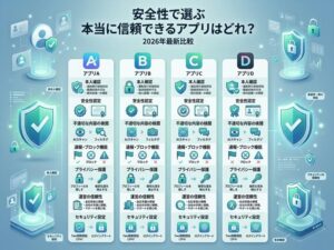 【2026年最新】出会い系アプリを安全性で比較!女性が安心して使える選び方ガイド