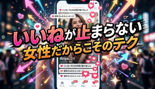 出会い系アプリでいいねを増やす方法｜女性向け実践テクと体験談