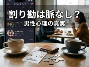 出会い系アプリの初デートで割り勘は脈なし?男性心理と女性のスマートな対応