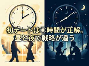 マッチングアプリ初デートの時間は何時間がベスト?昼夜別の最適解と切り上げ方