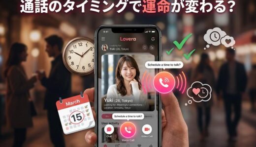 出会い系アプリで通話に誘うベストタイミングは？女性目線で解説