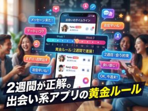 出会い系アプリで会うまでの期間は?平均2週間が王道な理由と進め方