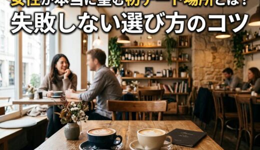 出会い系アプリの初デート場所｜失敗しない選び方と女性目線の本音