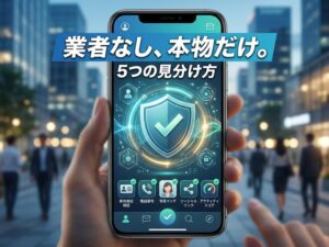 業者が少ない出会い系アプリ5選｜安全に出会えるサービスの選び方と見抜き方