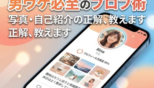 出会い系アプリで男受けするプロフィールの作り方｜写真・自己紹介の正解を徹底解説