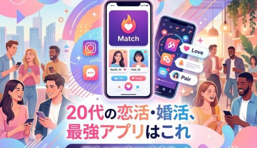 20代に人気の出会い系アプリ完全ガイド｜恋活・婚活で選ばれる理由