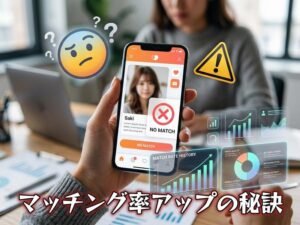 出会い系アプリでマッチングしない女性へ｜原因と今すぐ試せる改善策