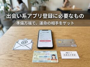 出会い系アプリ登録に必要なものを完全解説｜事前準備リスト
