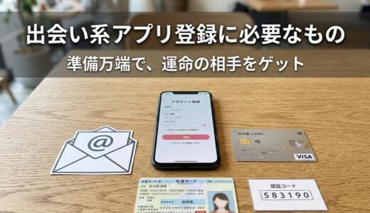 出会い系アプリ登録に必要なものを完全解説｜事前準備リスト