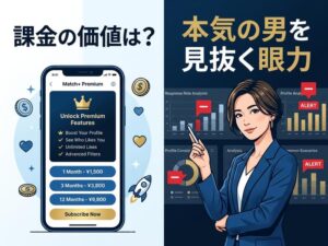出会い系アプリの課金に価値はある?女性目線で見抜く本気の男性の特徴