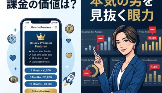 出会い系アプリの課金に価値はある？女性目線で見抜く本気の男性の特徴