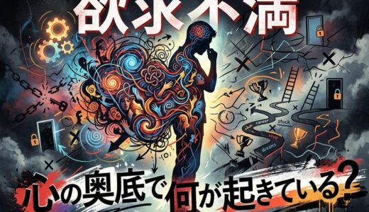 欲求不満の意味とは？心理学とリアルな解消法をやさしく解説