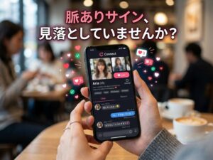 出会い系アプリの脈あり態度を見抜く方法｜段階別サインと体験談