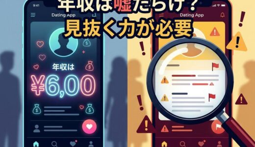 出会い系アプリの年収は嘘だらけ？見抜き方と本当に安心できる選び方