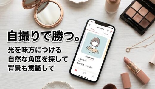 出会い系アプリの写真は自撮りでもOK！他撮り風に見せるコツと女性向け完全ガイド