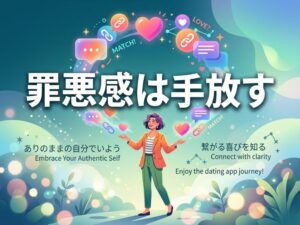 出会い系アプリの同時進行に罪悪感はいらない|誠実女子が今日から楽になる考え方