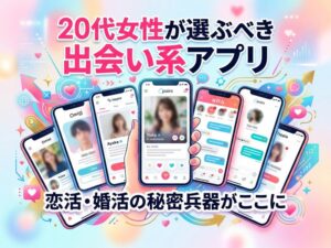 20代女性におすすめの出会い系アプリ5選｜恋活・婚活が叶うリアル攻略法