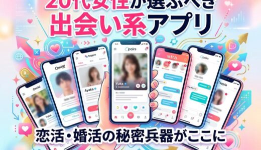 20代女性におすすめの出会い系アプリ5選｜恋活・婚活が叶うリアル攻略法