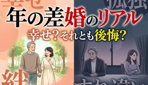年の差婚のリアル｜後悔・離婚率・芸能人事例まで徹底解説