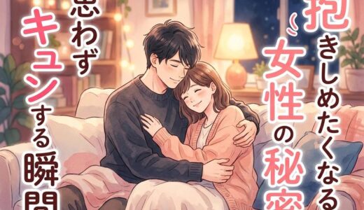 抱きしめたくなる女性の特徴と心理｜男性が思わずキュンとする瞬間