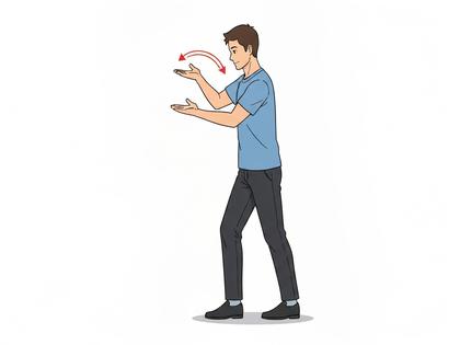お姫様抱っこの正しい姿勢を示す男性のイラスト