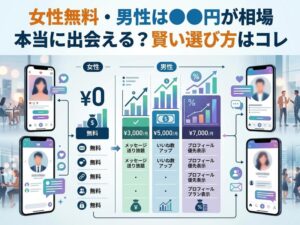 マッチングアプリの料金を徹底比較!女性は無料・男性の相場と賢い選び方【2026年最新】