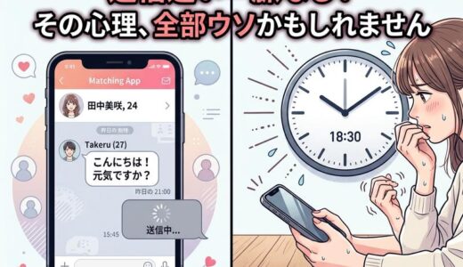 出会い系アプリで返信が遅い相手は脈なし？心理と対処法を徹底解説