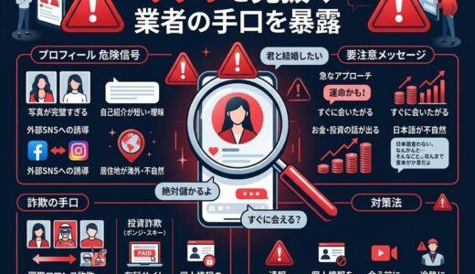 出会い系アプリのサクラ・業者の見分け方｜女性が今すぐできる安全対策
