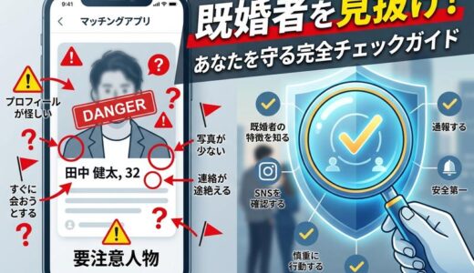 出会い系アプリの既婚者チェック完全ガイド｜見抜き方と自衛策