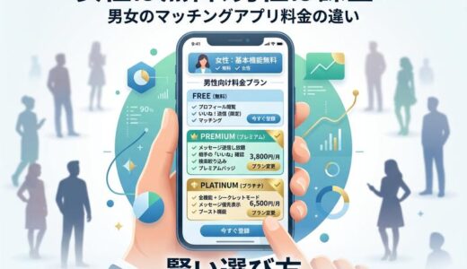 出会い系アプリの課金完全ガイド｜女性は無料？男性の課金額と賢い選び方