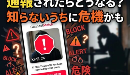 出会い系アプリで通報されたらどうなる？対処法と心当たりがない時の対応