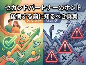 セカンドパートナーのメリット・デメリットを徹底解説｜後悔しない判断基準