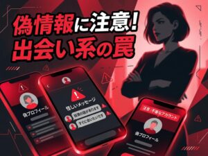 出会い系アプリの勧誘手口5選|女性が騙されないための見抜き方と対処法