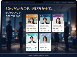 30代におすすめのマッチングアプリ5選｜婚活・恋活で失敗しない選び方