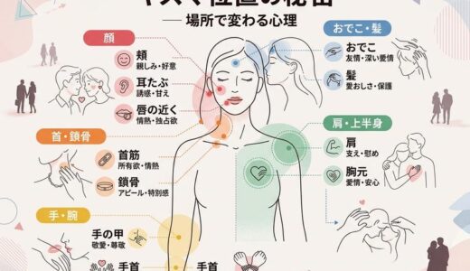 キスマ位置の意味とは？場所別の心理・付け方・隠し方を徹底解説
