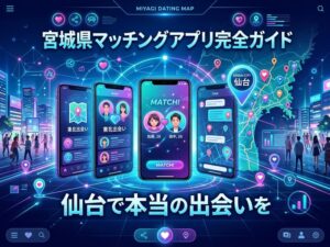 宮城県のマッチングアプリ完全ガイド|仙台で出会える人気アプリと地域密着型サービス2026