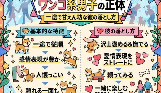 ワンコ系男子とは？特徴・恋愛傾向・落とし方を徹底解説【漫画・芸能人の例も】