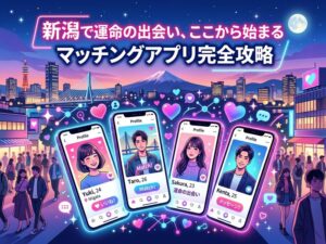 新潟のマッチングアプリおすすめ完全ガイド｜年代別・無料・要注意人物まで徹底解説