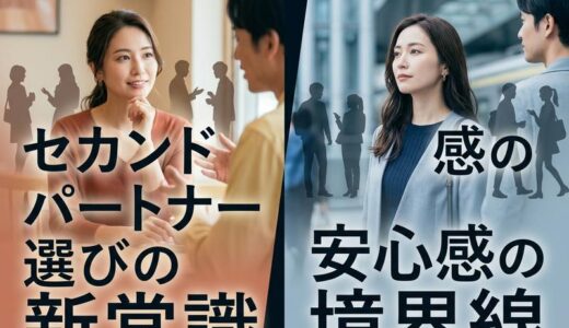 セカンドパートナーに同級生を選ぶ女性が増加中｜安心感の正体と境界線の引き方