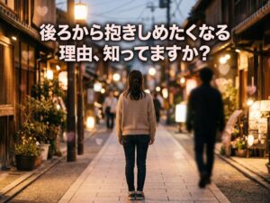 後ろから抱きしめたくなる女性の特徴とは?男性心理とバックハグの本音を解説